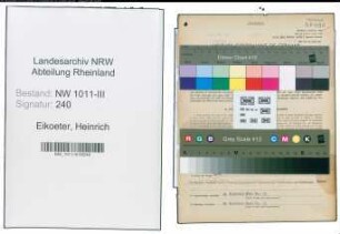 Entnazifizierung Heinrich Eikoeter , geb. 19.05.1893 (Eisenbahner)