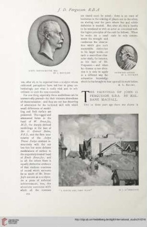 31.1907 = Nr. 123: The paintings of John D. Fergusson, R.B.A.