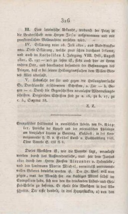 316-320 "Evangelisches Hülfsmittel in menschlichen Uebeln" von Niegler