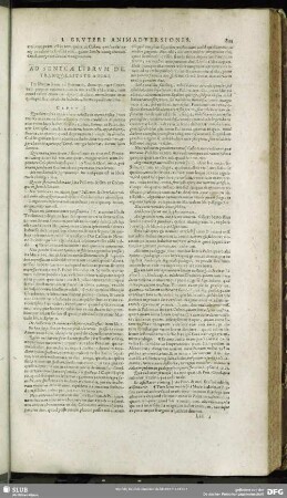 Ad Senecae Librum De Tranquillitate Animi