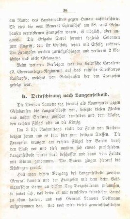 h. Detaschirung nach Langenselbold.
