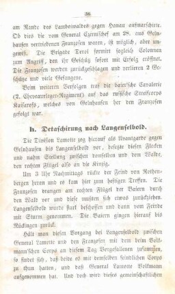 h. Detaschirung nach Langenselbold.