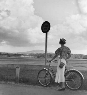 Halt bei der Fahrradtour