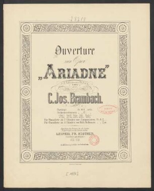 Ouverture zur Oper "Ariadne"