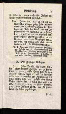 13-16, B. Von geistigen Anlagen