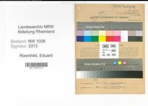 Entnazifizierung Eduard Roemhild , geb. 25.10.1906 (Apotheker)