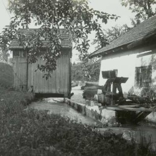 Frankreich, Wasserrad, um 1850