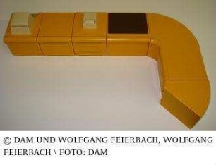 Flughafen-Counter - Modell einzelner Module