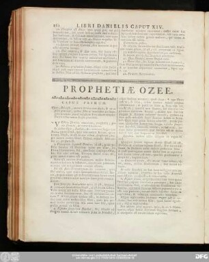 Prophetiae Ozee.