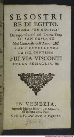 Sesostri re di Egitto