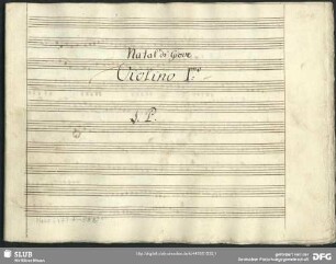 Il Natal di Giove. Excerpts - Mus.2477-F-58b