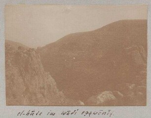 el-hute im wadi es-swenit [Nachal Michmas].