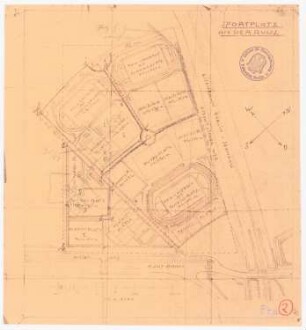 Sportplatz an der AVUS, Berlin-Charlottenburg: Lageplan 1:2500