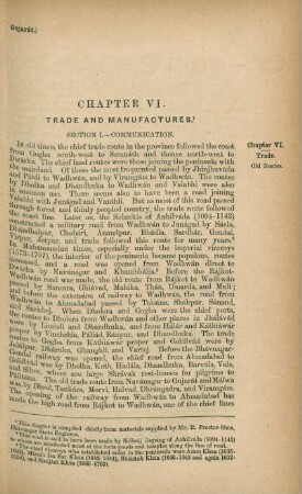 Chapter VI. Trade and manufactures