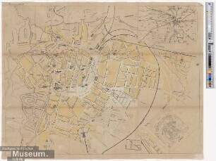 Werl's General-Situations-Plan von Leipzig und angrenzenden Ortschaften