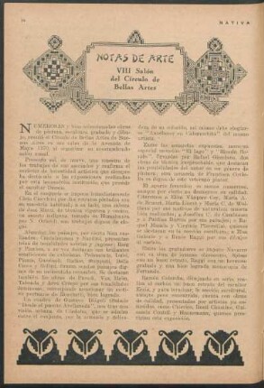 Notas de arte - VIII Salón del Círculo de Bellas Artes
