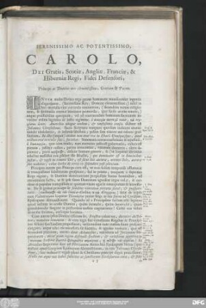 [Epistola Ad Carolum Regem.]