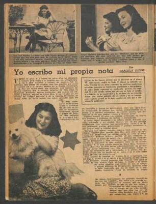Yo escribo mi propia nota - Por Graciela Lecube