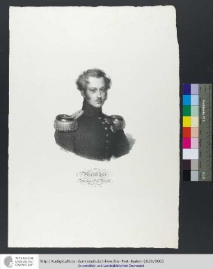Maximilian Markgraf zu Baden / Winterhalder fec.