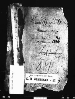 Gerichtshandelsbuch von Altwaldenburg, Bd. 2