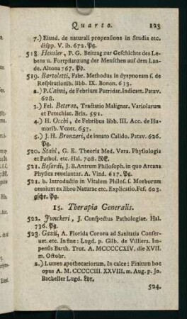 123-148, 15. Therapia Generalis - 16. Therapia Specialis