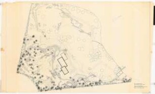 Wohnhaus Axel Springer auf Schwanenwerder, Berlin-Nikolassee: Gartenplan 1:200