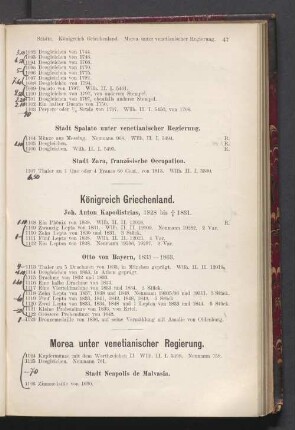 Morea unter venetianischer Regierung