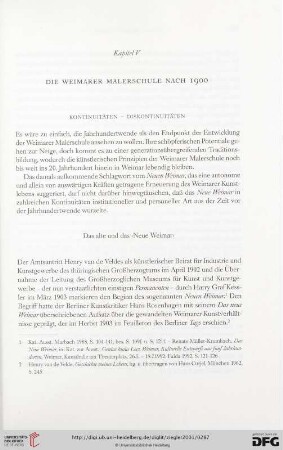 Die Weimarer Malerschule nach 1900