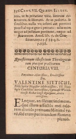 Centuria VIII.