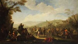 Die Belustigung im Feldlager
