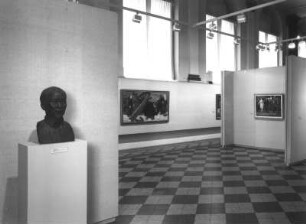 Dresden. Ausstellung "Aus den Depots der Neuen Meister", Albertinum, 5.8.-5.10.1997. Mosaiksaal (H. Drake, G. Bondzin)
