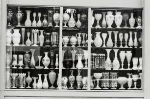 Schaufenster eines Antiquitätenladen
