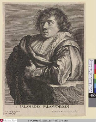 Palamedes Palamedessen [Porträt des Malers Palamedes Palamedesz;Palamedes Palamedesz; Portret van de schilder Palamedes Palamedesz. (I)]
