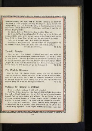 Versenkte Dampfer.