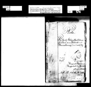 Betriebsangelegenheiten und Verwaltung der Gräflich Hohenthalschen Gruben, Band 1