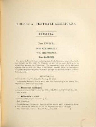 Insecta : Coleoptera, 6,1,[1]. Phytophaga (part). - [1]