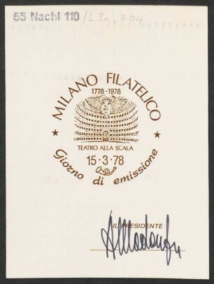 "Tessera d'Onore"