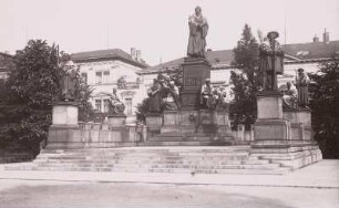 Worms, Lutherdenkmal : Worms. Luther-Denkmal (Ernst Rietschel, Bronze, 1858/1868)