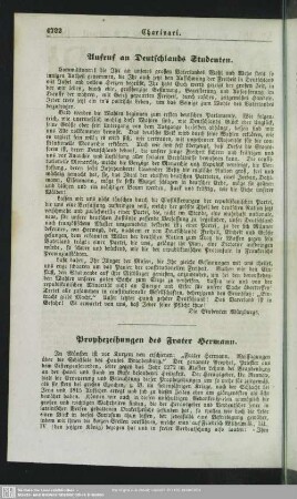 Prophezeiungen des Frater Germann