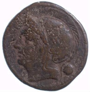 Münze, Uncia, 217 - 215 v. Chr.