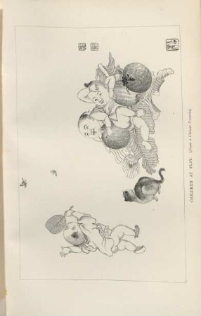 Children at play (from a Chinese drawing)