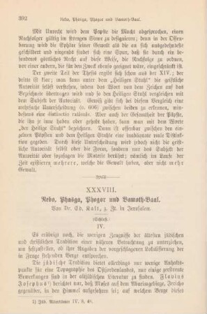 392-404 Nebo, Phasga, Phogor und Bamoth-Baal : Schluß