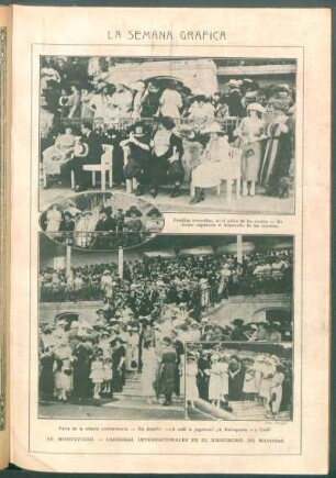 De Montevideo. - Carreras internacionales en el hipódromo de Maroñas