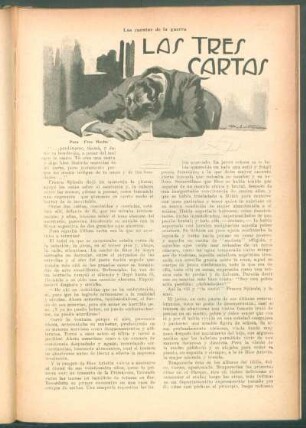 Las tres cartas : Los cuentos de la guerra