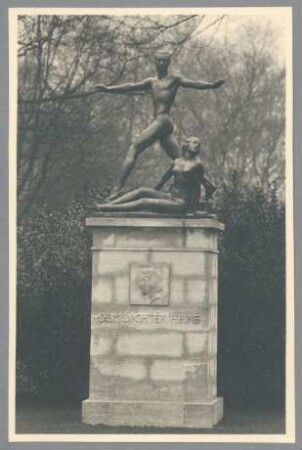 Heine-Denkmal für Frankfurt am Main, 1912/13, Bronze
