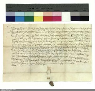 Revers Michaels von Sternberg bezüglich der Belehnung mit zwei Vorwerken in Milz und weiteren im Einzelnen aufgeführten Lehen durch Wilhelm [Hartmann von Klauer zu Wohra], Abt von Fulda