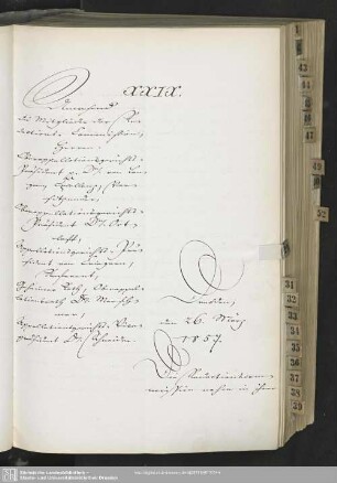 XXIX., 26. März 1857