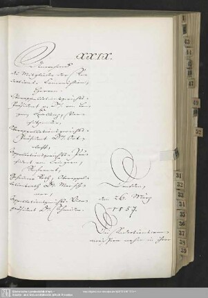 XXIX., 26. März 1857