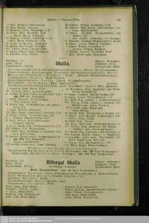Rittergut Skassa