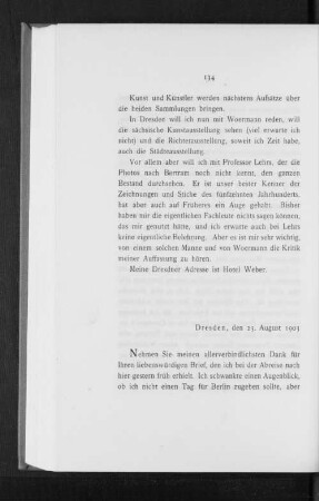 Dresden, den 23. August 1903